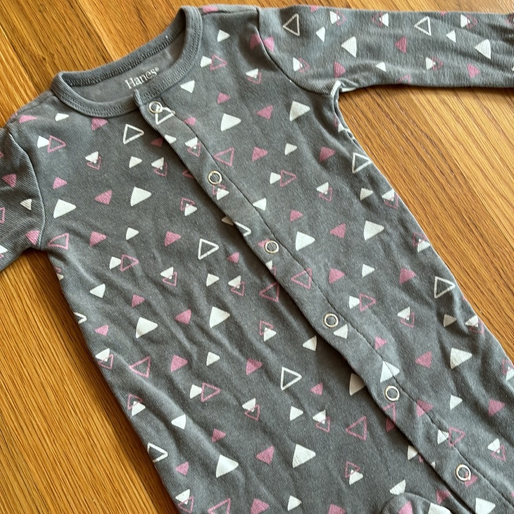 6-12M Footless One Piece Rompers - Picture 2 of 8